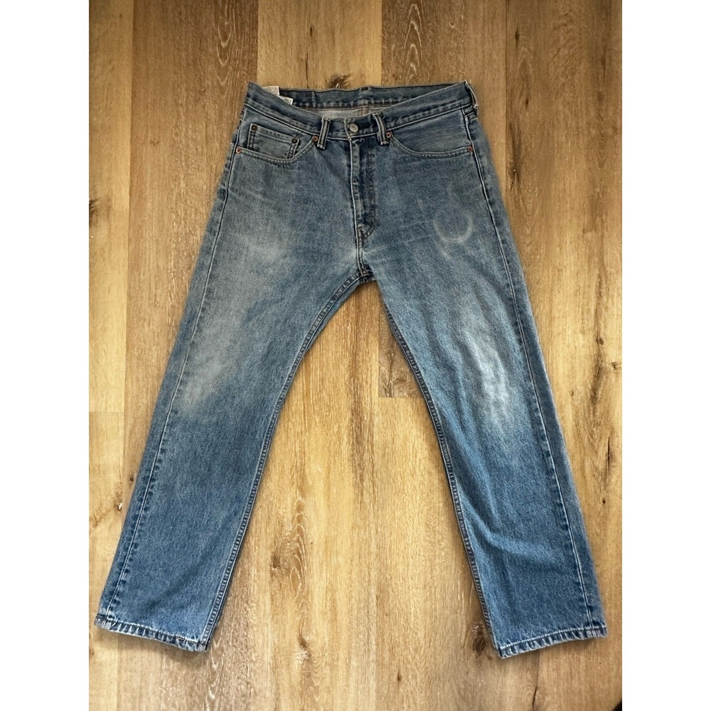 Levi's 505 Jeans Men 32x29 Medium Wash Straight Leg‎ Vintage Y2K Denim USA Style